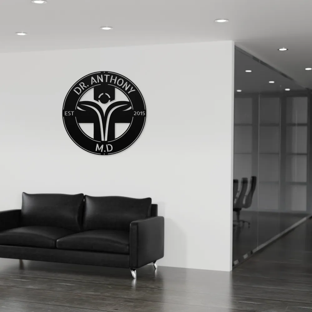 Personalized Health Care Metal Sign